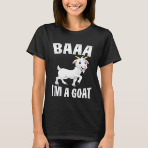 T-shirt Baa Im A Chèvre Animal Farm Éffrayant Effrayant Ha