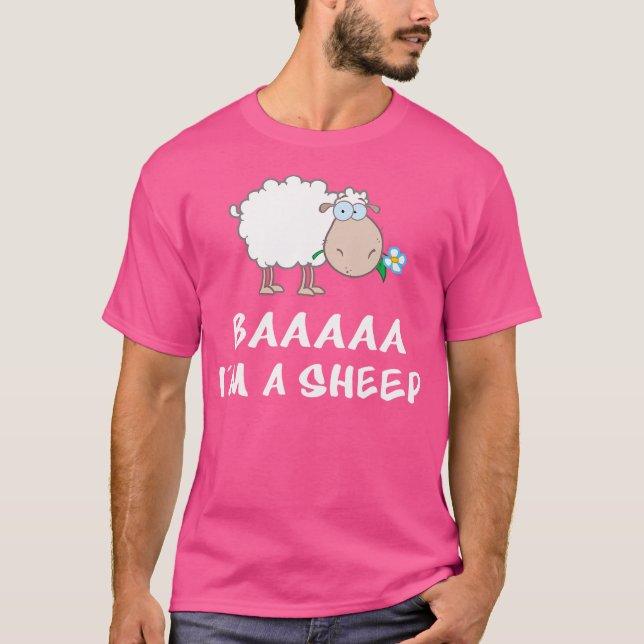T-shirt Baa I'M A Sheep (Devant)