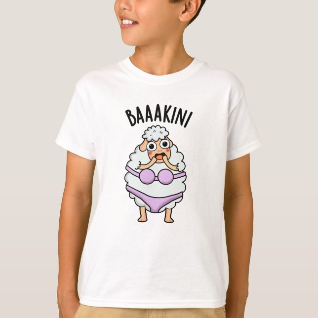 T-shirt Baa-kini Funny Bikini Pun (Devant)