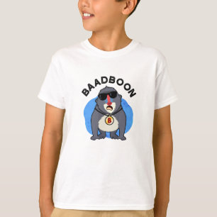 T-shirt Baadboon Funny Bad Baboon Pun