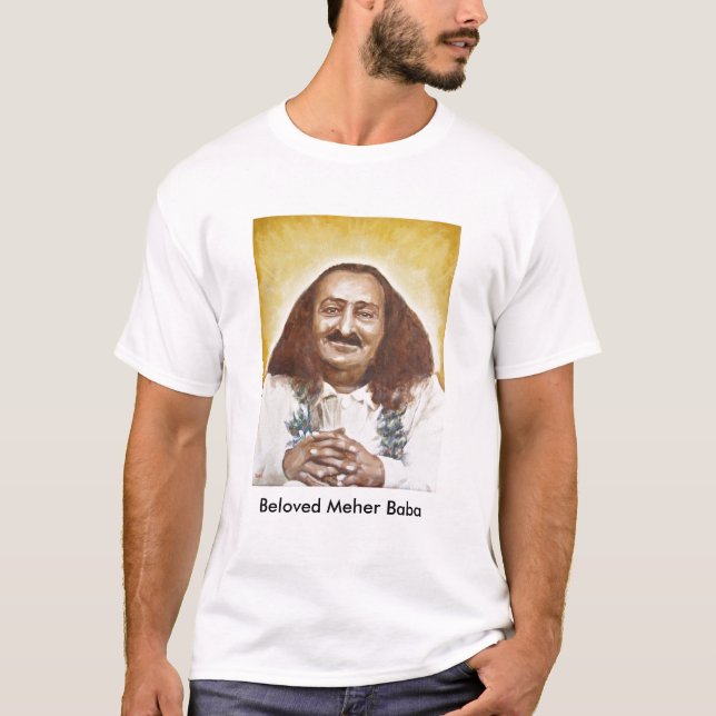 T-shirt Baba aimé de Meher (Devant)
