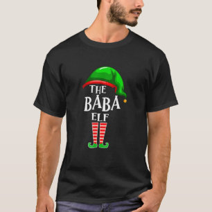 T-shirt Baba Elf Matching Family Funny Christmas Paj