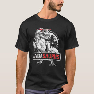 T-shirt Babasaurus T Rex Dinosaur Baba Saurus Fame du Père