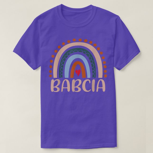 T-shirt Babcia Arc-en-ciel Grand-mère mignonne Fête des mè (Design devant)