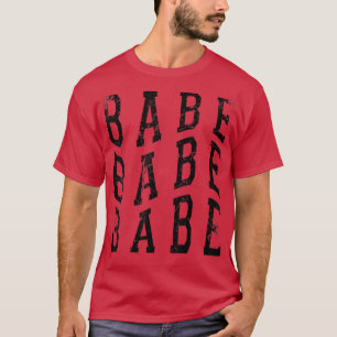 T-shirt Babe 3 Mariée Vintage Demoiselle d'Honneur Enterre