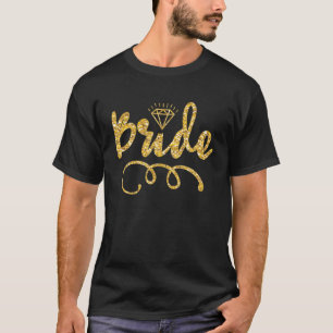T-shirt Babe Bride Mariage de la tribu Retro Retro Bride