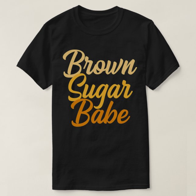 T-shirt Babe Brown sucre1 (Design devant)
