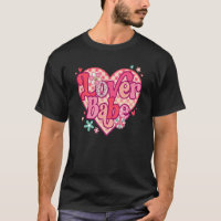 Babe Retro Happy Valentine's Day Groovy Heart