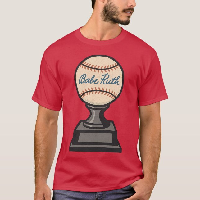 T-shirt Babe Ruth Signed Ball (Devant)