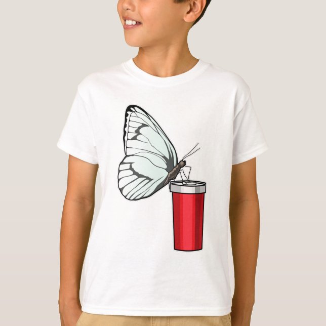 T-shirt Babfly Drinking (Devant)