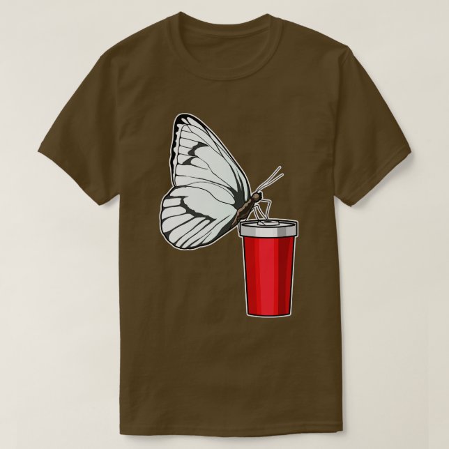 T-shirt Babfly Drinking (Design devant)