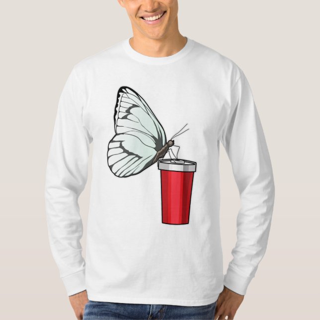 T-shirt Babfly Drinking (Devant)