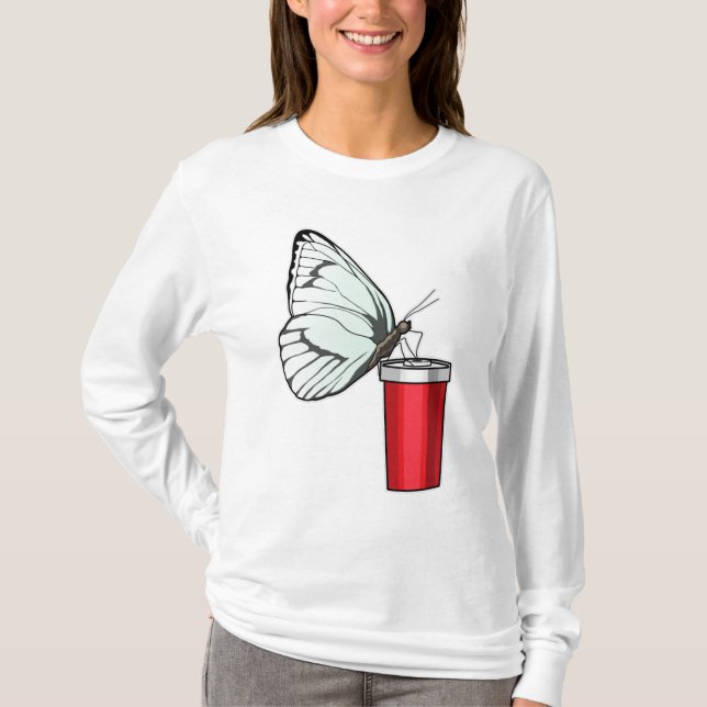 T-shirt Babfly Drinking (Devant)