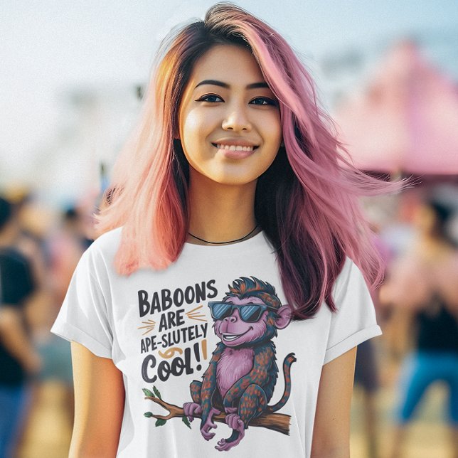 T-shirt Baboon stylish : Les babouins sont tout à fait coo (Créateur téléchargé)
