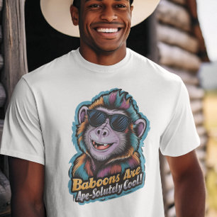T-shirt Baboon tendance : Shades et Swag