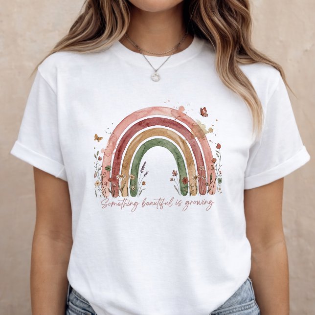 T-shirt Baby Announcement Rainbow Pregnancy Reveal (Créateur téléchargé)