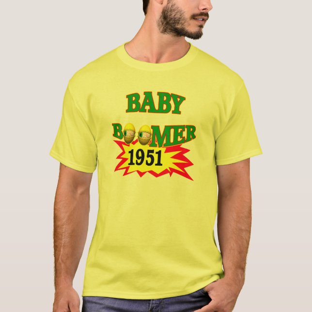 T-shirt Baby boomer 1951 (Devant)