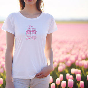T-shirt "Baby Booties Chargement Nom & Date Prévue