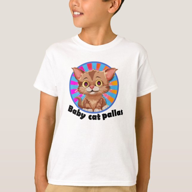 T-shirt baby cat pallais (Devant)