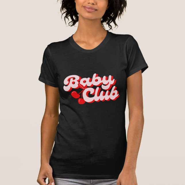 T-shirt Baby Club Baby Girl Coquette Cerises Cerise Chemis (Devant)