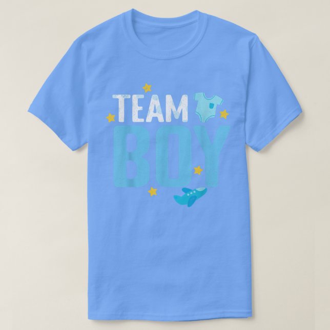T-shirt Baby Faire-part Team Garçon Futur Maman Papa Genre (Design devant)