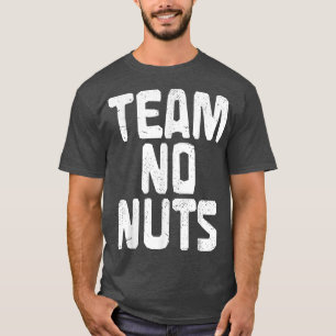 T-shirt Baby Faire-part Team No Nuts Parents Funny Gende