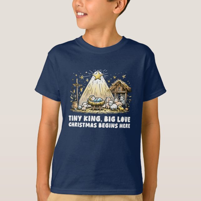 T-shirt Baby Jesus: The Nativity Tees (Devant)