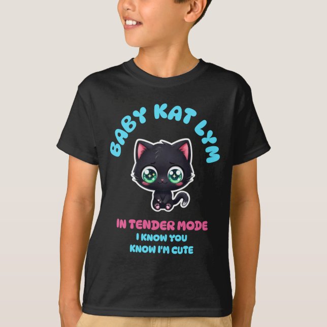T-shirt Baby Kat Lym In Tender Mode (Devant)