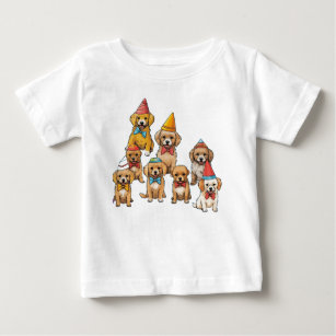 T-shirt baby mignon chiots