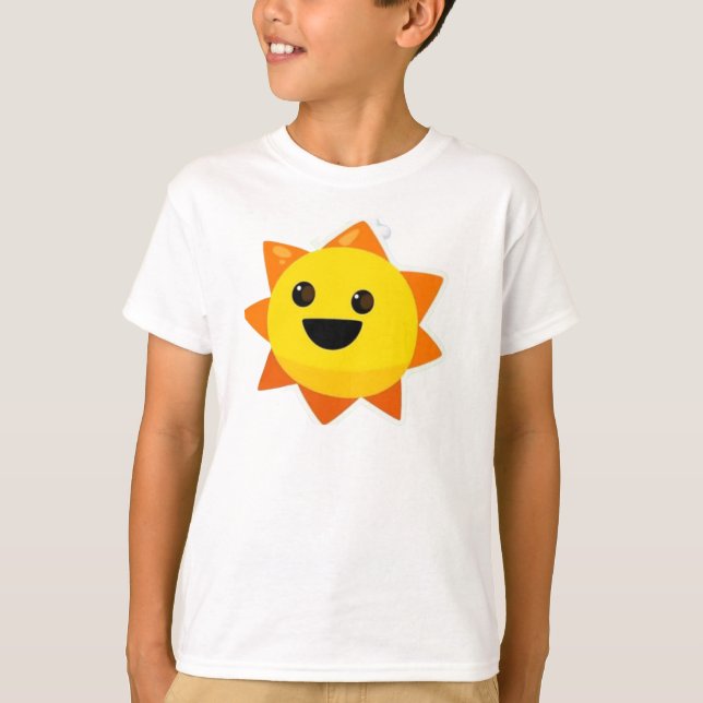 T-shirt Baby Mr. Sun from Sprunki (Devant)