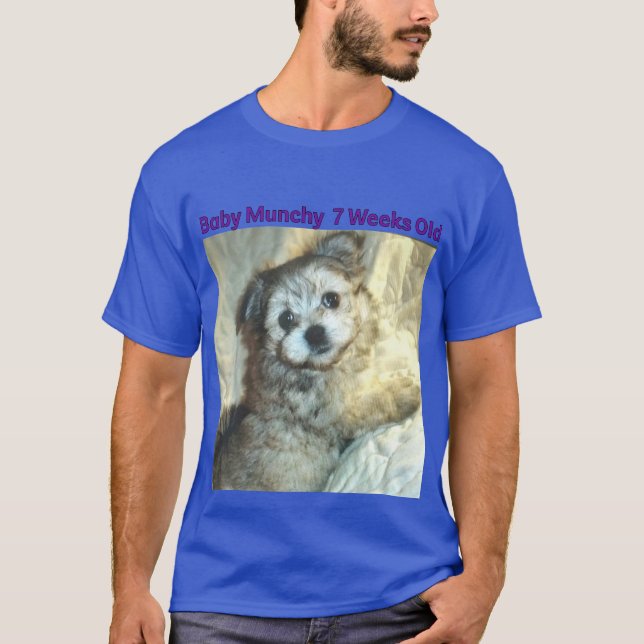T-shirt Baby Munchy 7 semaines (Devant)