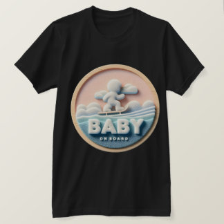 T-shirt Baby on Board Skateboard Faire-part