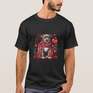 T-shirt Baby Pitbull Dog Love est un Valent Word à quatre