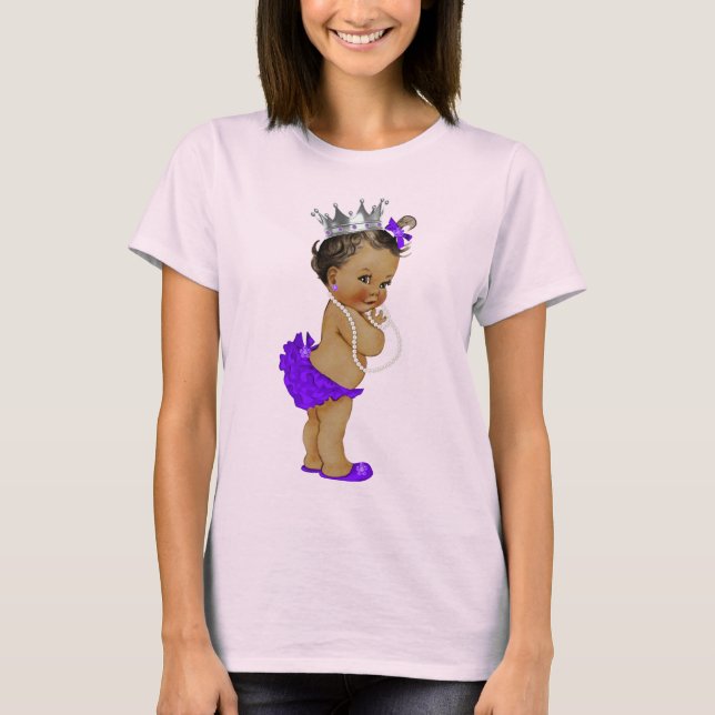 T-shirt Baby Princess et Pearls ethniques (Devant)