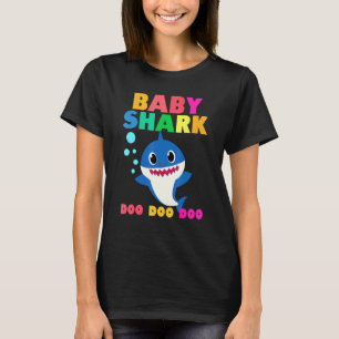 T-shirt Baby Shark Doo Doo Baby Maman Papa Enfants