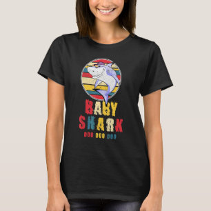 T-shirt Baby Shark Doo Vintage Retro Doo Pour Bébé Pour Fi