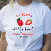 Baby shower Berry Sweet Strawberry