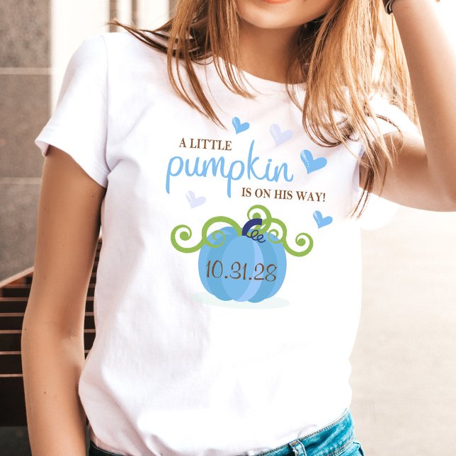 T-shirt Baby Shower Citrouille Mignonne (Créateur téléchargé)