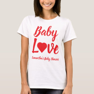 T-shirt Baby shower Coeur Amour Bébé