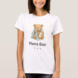 T-shirt Baby shower Ours Mama