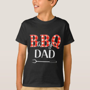T-shirt Baby shower papa fête BBQ party mignonne famille a