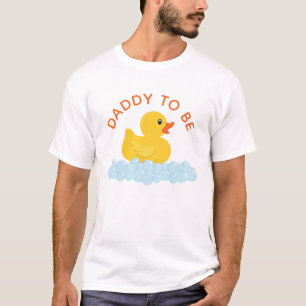 T-shirt Baby shower papa-to-Be   Caoutchouc jaune 