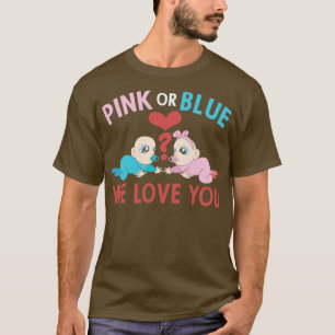 T-shirt Baby shower Pink Ou Bleu Sexe Revevela Party