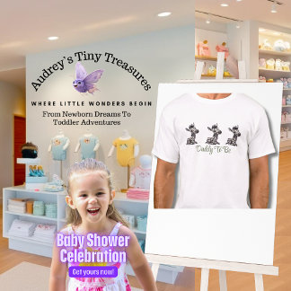 T-shirt Baby shower Zebra Cartoon Enchanted