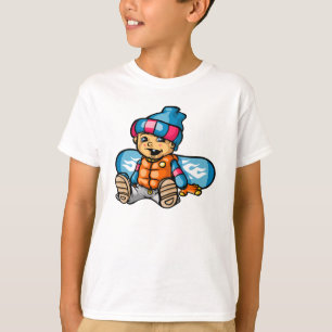 T-shirt Baby snowboarder