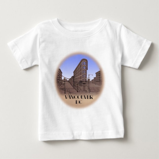 T-shirt Baby Souvenir de Vancouver Gastown Baby Sh (Devant)