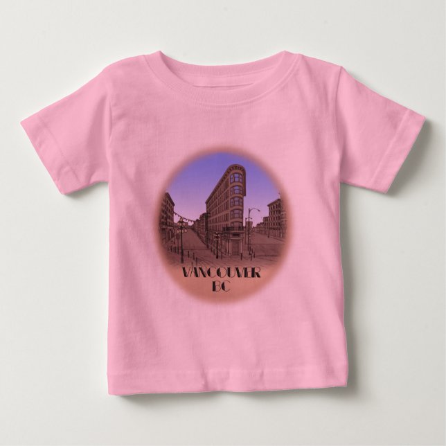 T-shirt Baby Souvenir de Vancouver Gastown Baby Sh (Devant)