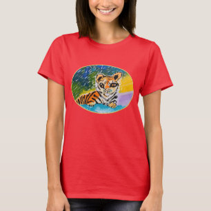 T-shirt Baby Tiger "Art by Kids"