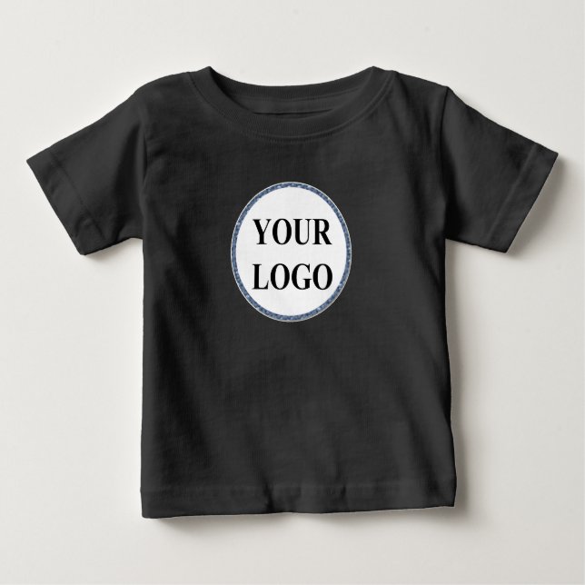T-Shirt Baby Tops AJOUTER VOTRE LOGO Funny First B (Devant)