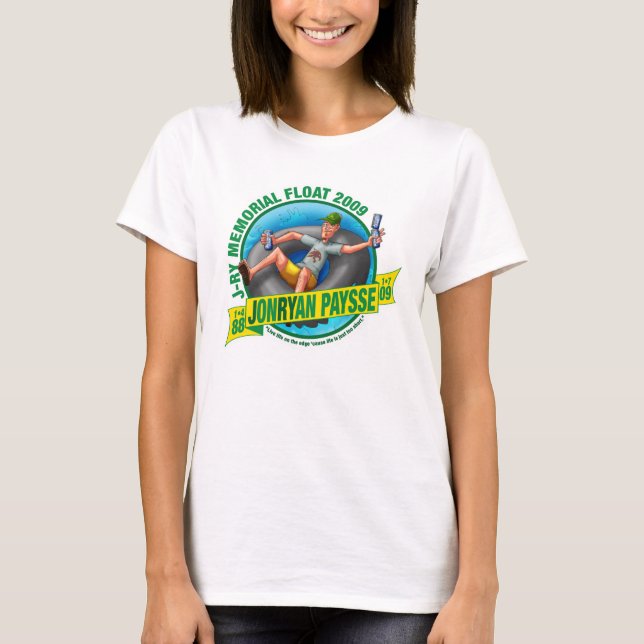 T-shirt Babydoll de dames (blanc) (Devant)